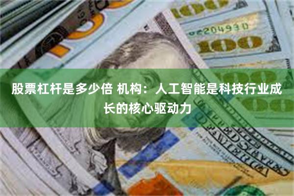 股票杠杆是多少倍 机构：人工智能是科技行业成长的核心驱动力
