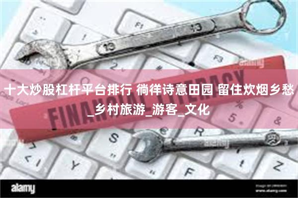 十大炒股杠杆平台排行 徜徉诗意田园 留住炊烟乡愁_乡村旅游_游客_文化